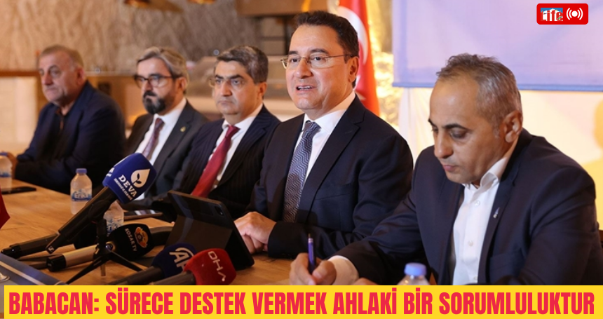 Sürece destek vermek ahlaki bir sorumluluktur