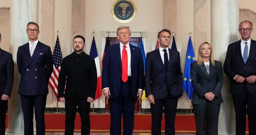 Trump, Zelenskiy ve AB liderleri Beyaz Saray’da bir araya geldi
