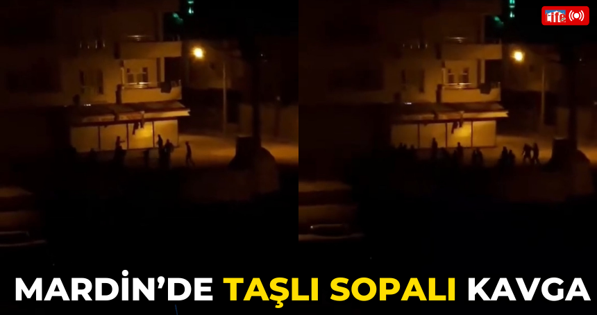 Mardin’de taşlı sopalı kavga