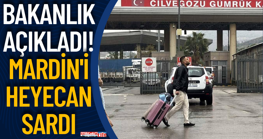 Bakanlık açıkladı! Mardin'i heyecan sardı