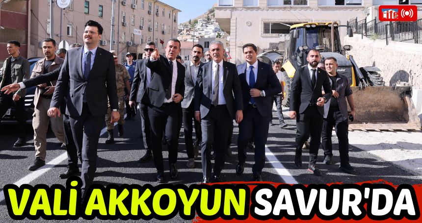 Vali Akkoyun Savur'da