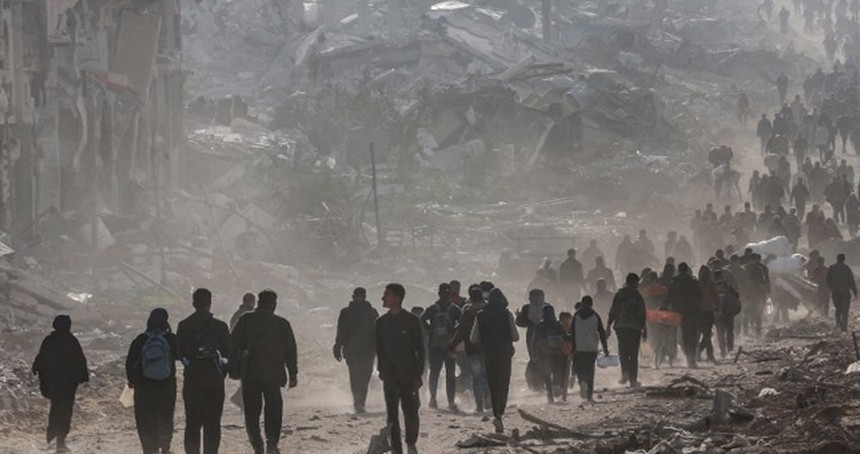 Gazze'de zorla yerinden edilenlerin sayısı 796 binin üzerine çıktı