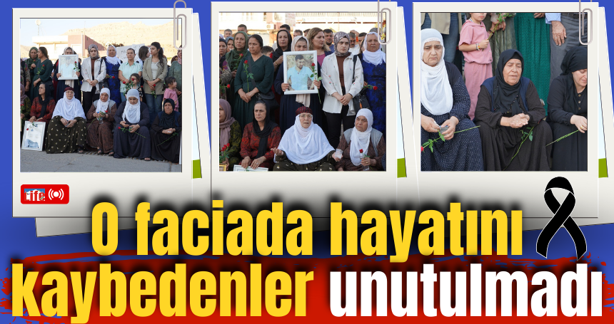 O faciada hayatını kaybedenler unutulmadı