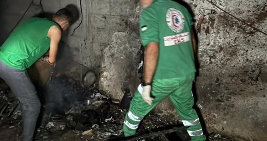 Gazze’de sığınma merkezine yapılan saldırıda 12 şehit, onlarca yaralı