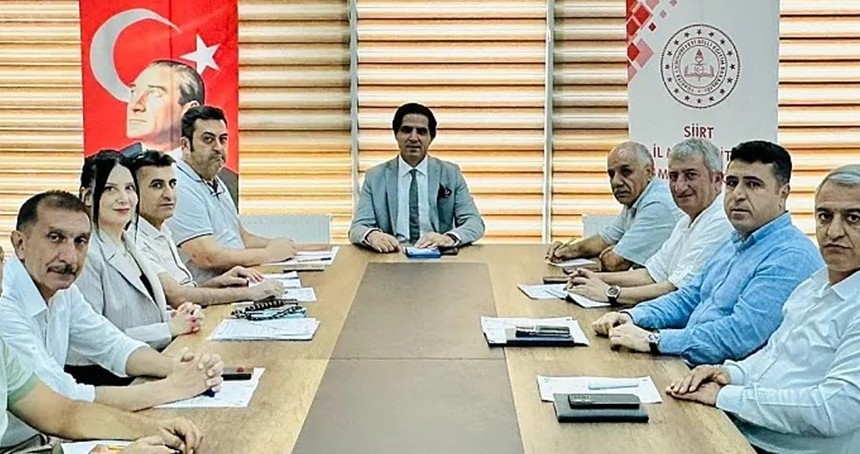 Siirt’te 2025-2026 eğitim-öğretim yılı hazırlık toplantısı yapıldı