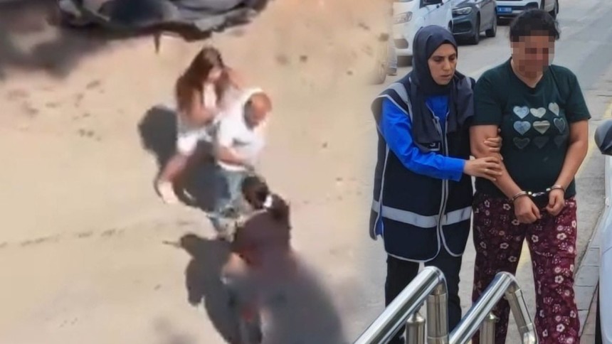 10 yaşındaki kızına korku dolu anlar yaşattı!