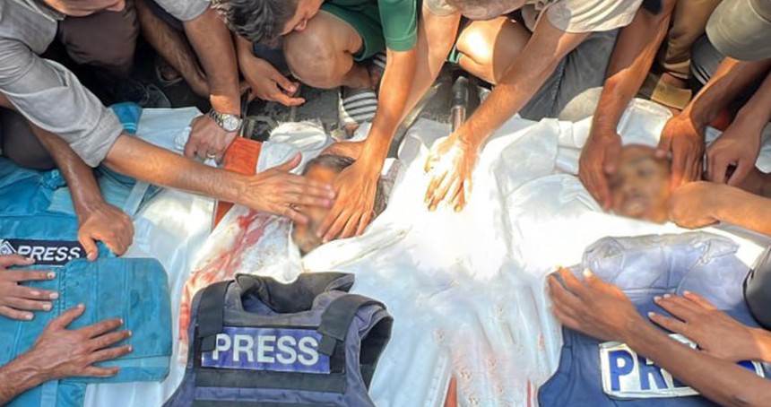 HAMAS'tan 5'i gazeteci 19 kişinin hastanede şehit edilmesine tepki