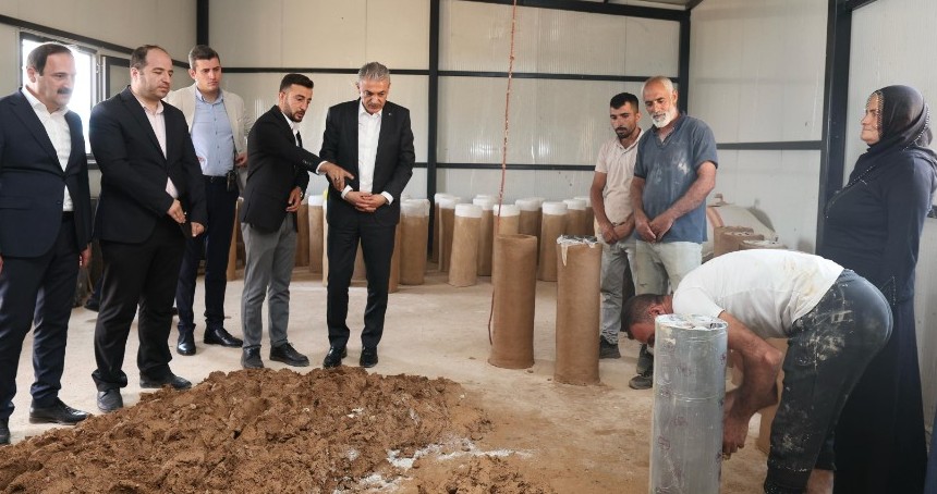 Mardin’de geleneksel arı kovanı üretim projesiyle istihdam fırsatı 