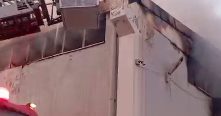 Malatya'da fabrika yangını