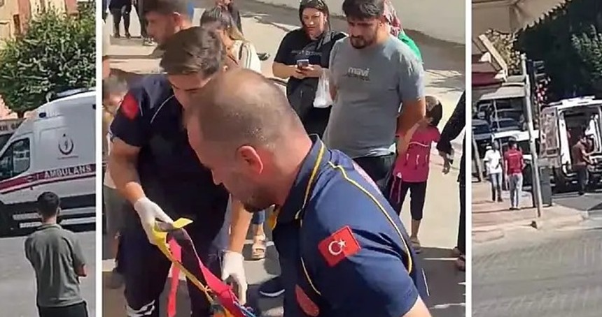 Siirt'te yolun karşısına geçen iki çocuğa araç çarptı