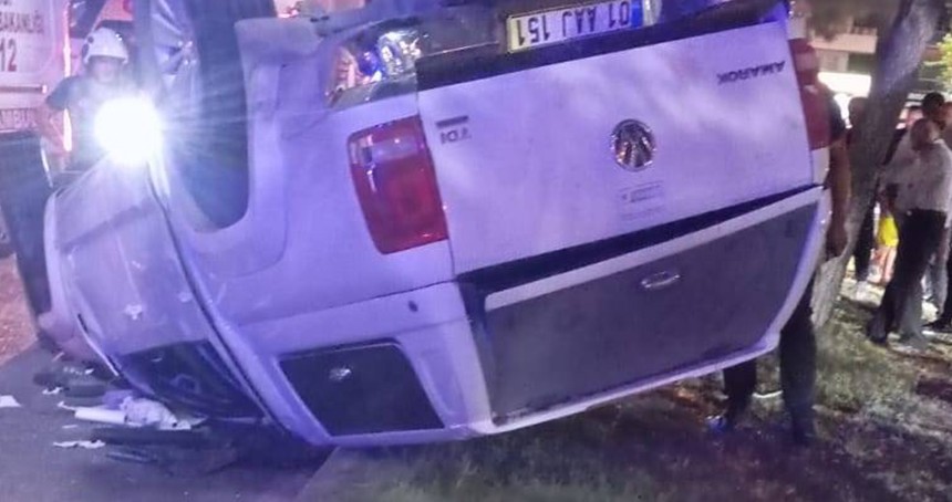 Batman’da pikap takla attı: 1 yaralı