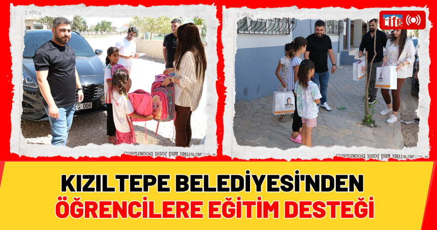 Kızıltepe Belediyesi'nden öğrencilere eğitim desteği