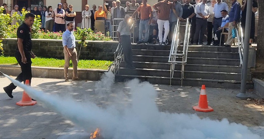 Malatya Büyükşehir Belediyesi'nden "afetlere hazırlık" eğitimi