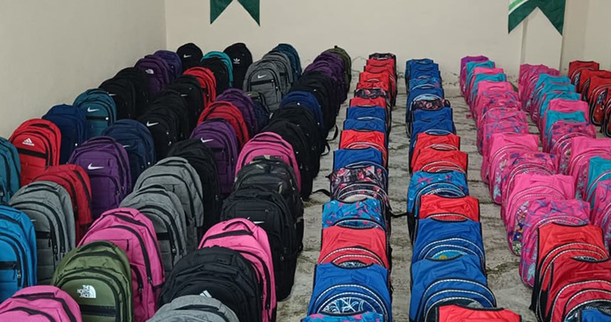 Ceylanpınar Umut Kervanından kırtasiye desteği