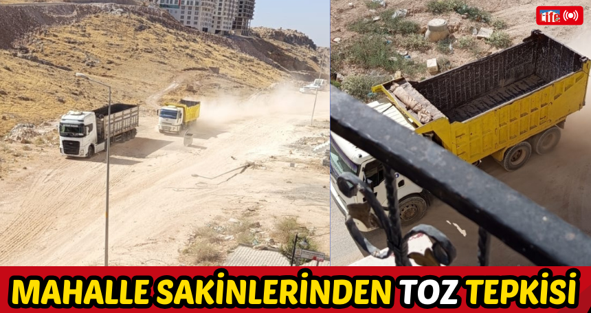Mahalle sakinlerinden TOZ tepkisi