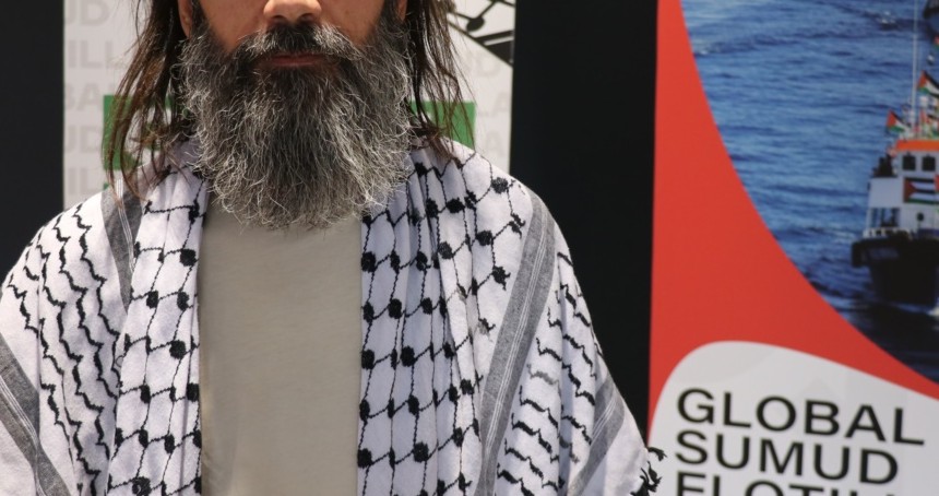 Aktivist Özkan: Küresel Sumud Filosu, Gazze’ye sadece insani yardım ulaştırmayı amaçlıyor