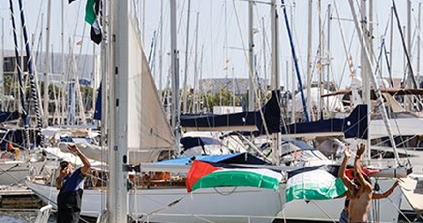 Onlarca tekne Gazze için Akdeniz’de yola çıktı