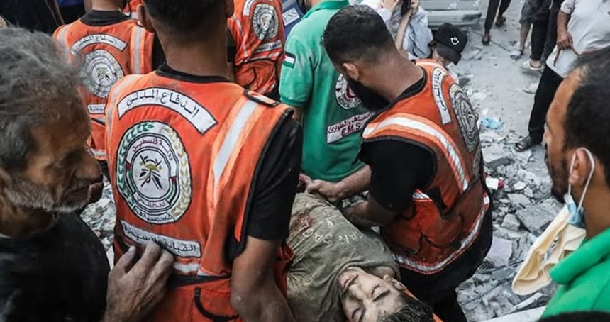 Soykırım savaşını sürdüren işgal, Zeytun ve Sabra mahallelerini yoğun bombalıyor