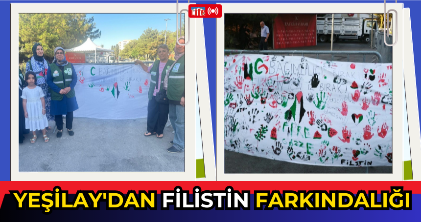 Yeşilay'dan Filistin Farkındalığı