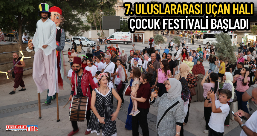Mardin'de "7. Uluslararası Uçan Halı Çocuk Festivali" başladı