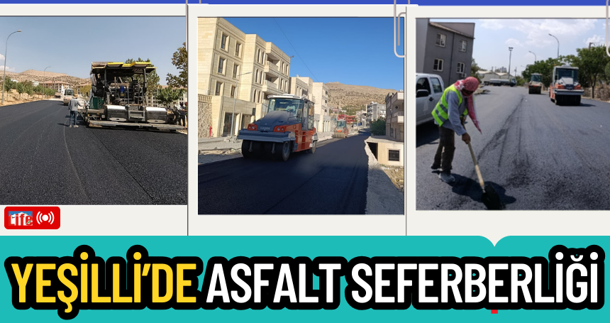 Yeşilli’de asfalt seferberliği