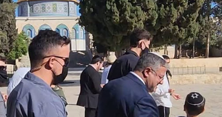 Siyonist Ben Gvir Mescid-i Aksa baskınını bizzat yönetti