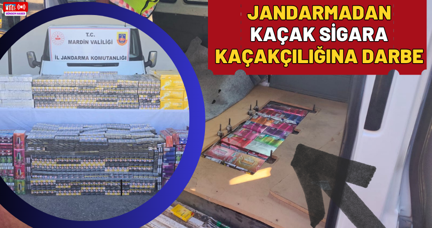 Jandarmadan Kaçak Sigara Kaçakçılığına Darbe