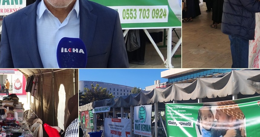 Malatya Umut Kervanı'ndan Gazze yararına kermes etkinliği