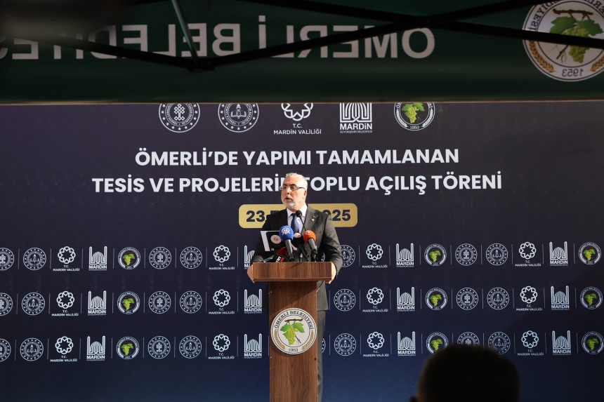 Bakan Işıkhan Mardin'de konuştu