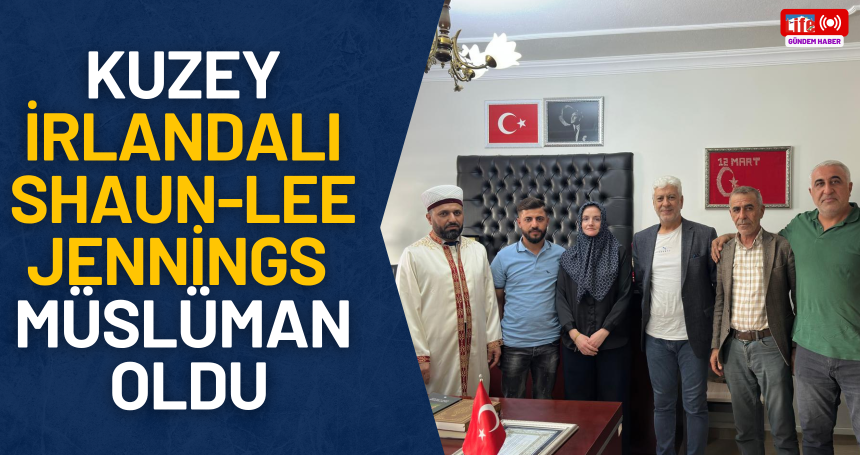 Kuzey İrlandalı  Shaun-lee Jennings Müslüman oldu