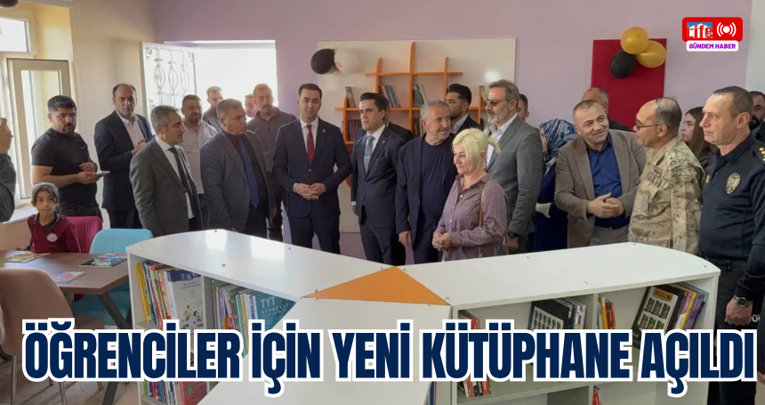 Öğrenciler İçin Yeni Kütüphane Açıldı