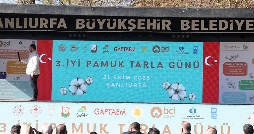 Şanlıurfa’da “3. İyi Pamuk Tarla Günü” etkinliği düzenlendi