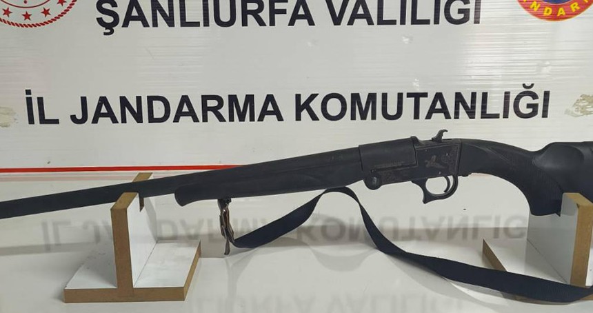 Şanlıurfa’da ruhsatsız silah operasyonu