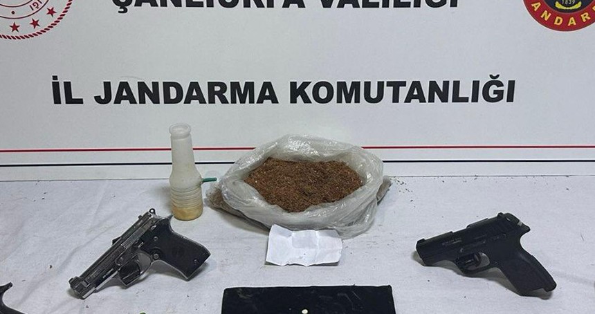 Şanlıurfa’da uyuşturucu ve silah operasyonu