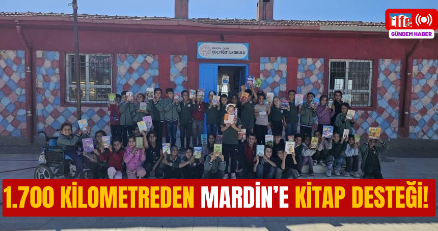 1.700 Kilometreden Mardin’e Kitap Desteği!