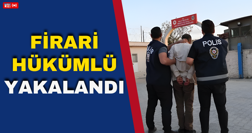 Mardin'de firari hükümlü yakalandı