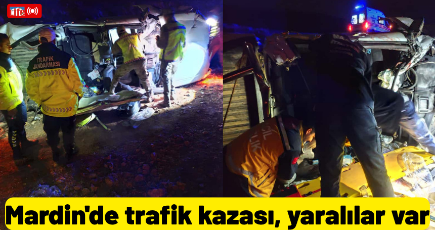 Mardin'de trafik kazası, yaralılar var