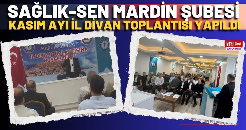 Sağlık-Sen Yönetim ve Üyeleri Mardin'de Divan için toplandı!