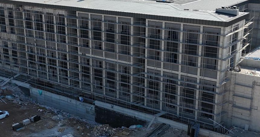 Batman'da diş hastanesi inşaatında sona gelindi