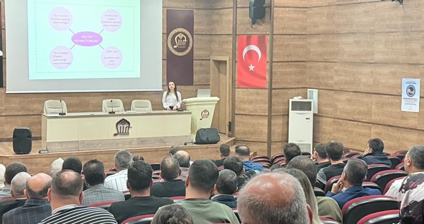 Siirt’te "Diyabet Farkındalık ve Sağlıklı Beslenme Eğitimi" düzenlendi