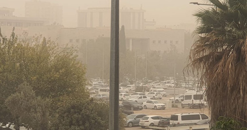 Şanlıurfa’da anlık toz fırtınası uyarısı