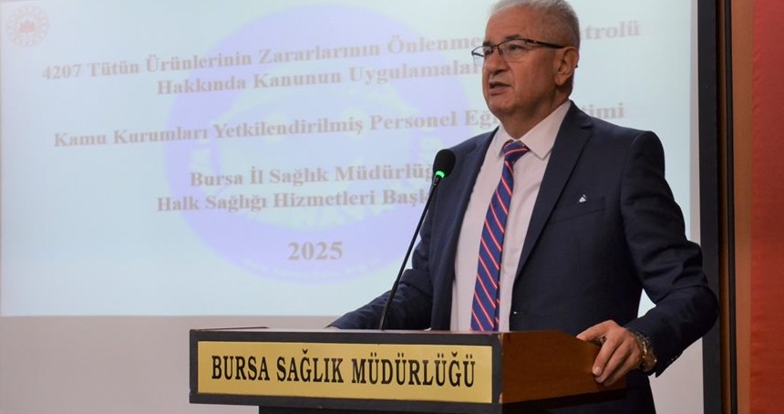Bursa’da kamu kurumlarına tütünle mücadele eğitimi verildi