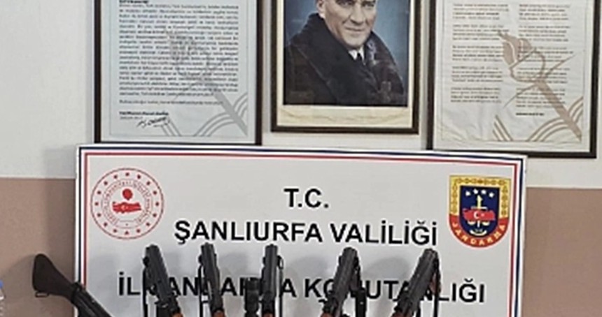 Şanlıurfa’da silah kaçakçılığı operasyonu