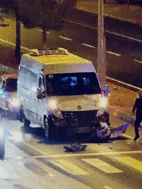 Mardin’de Yaya Geçitinde Kaza