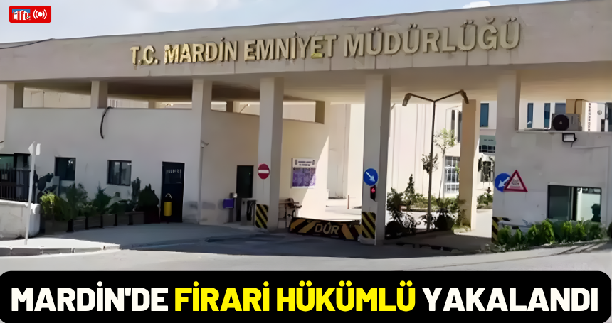 Mardin'de firari hükümlü yakalandı