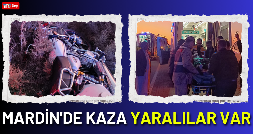 Mardin'de kaza, yaralılar var