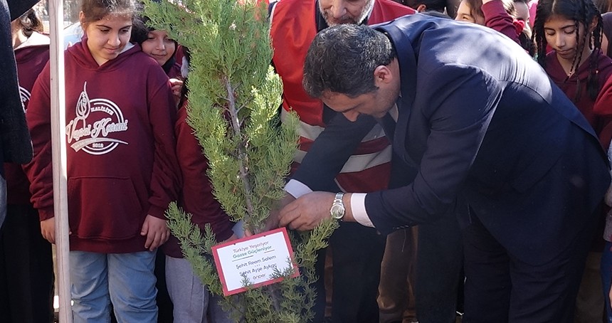 Şanlıurfa’da “Bir fidan, bir umut” etkinliği düzenlendi 
