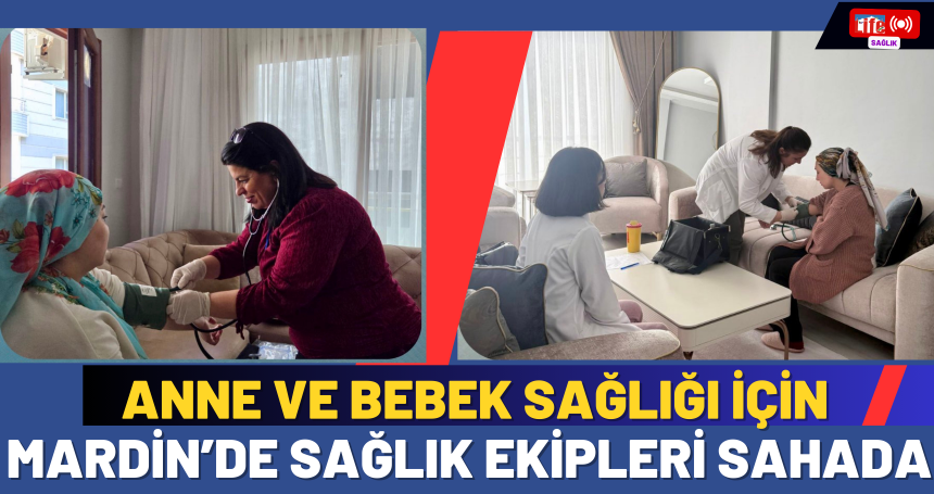 Anne ve Bebek Sağlığı İçin Mardin’de Sağlık Ekipleri Sahada