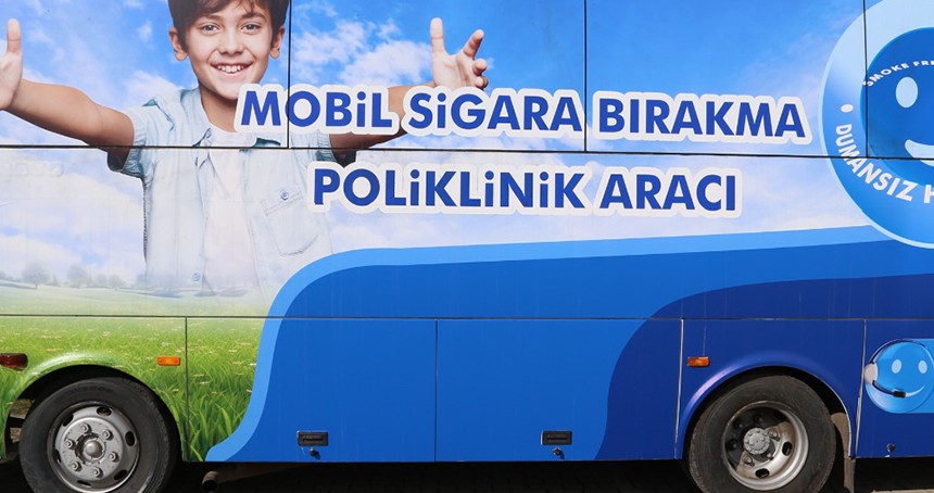 Diyarbakır’da mobil sigara bırakma polikliniği hizmete girdi
