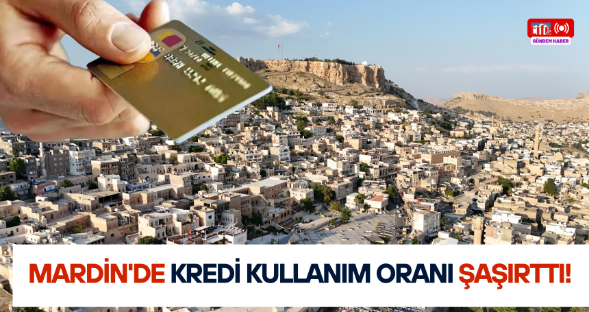 Mardin'de kredi kullanım oranı şaşırttı!